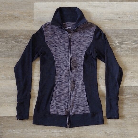 NEW Women's Size X-Small COLUMBIA Cotton Blend Coat Full Zip Grey 1676401-010 - Picture 1 of 6